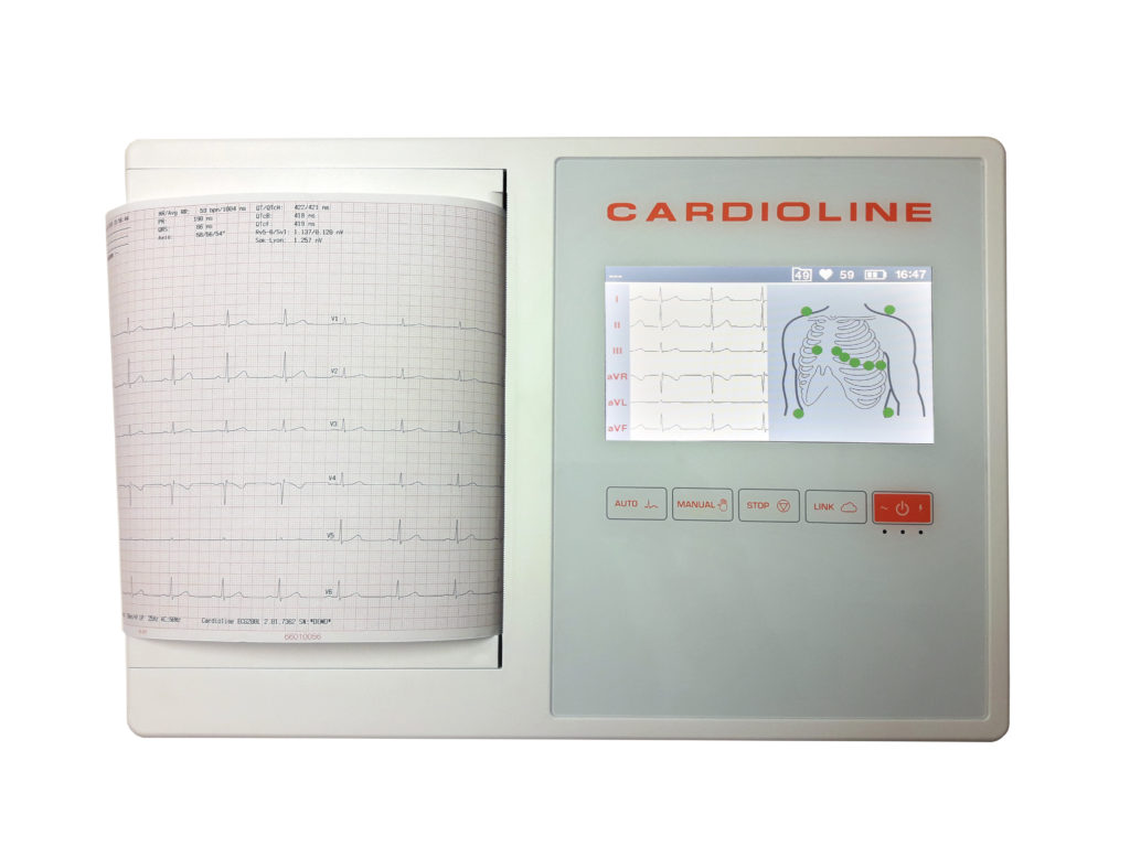 Přímopíšící EKG přístroj Cardioline ECG200L